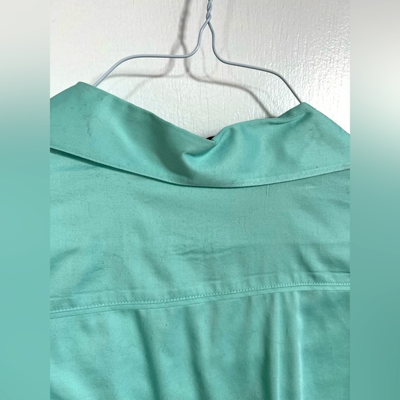 The Limited Short Sleeve Shirt Mint Color Fitted Size M - Picture 4 of 7
